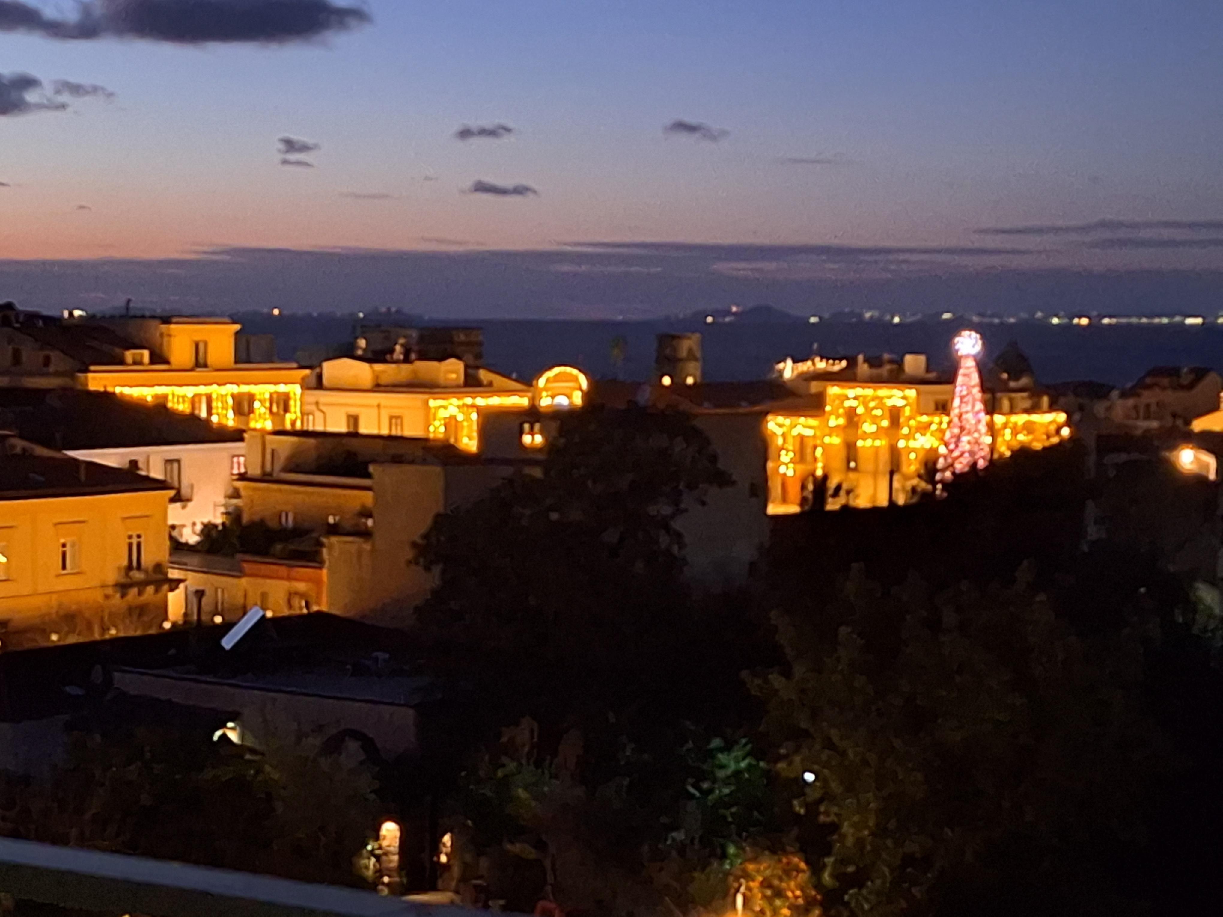 Evening view from our balcony.