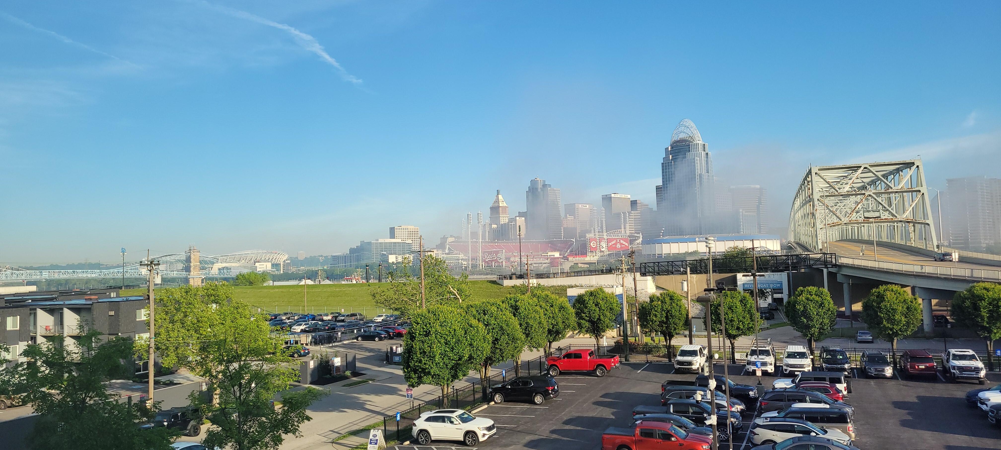 Our view from the 3rd floor.