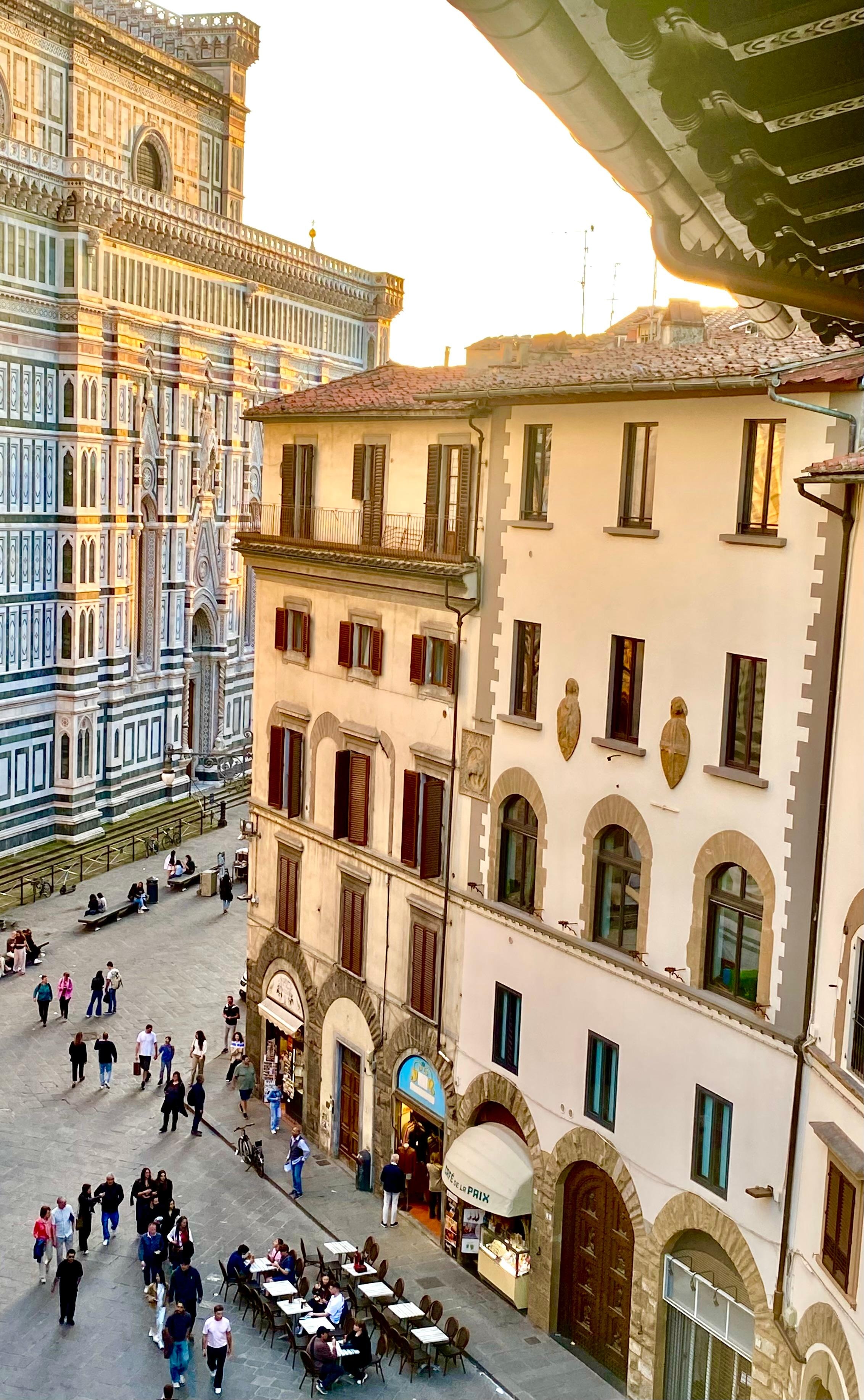 Early morning in April.