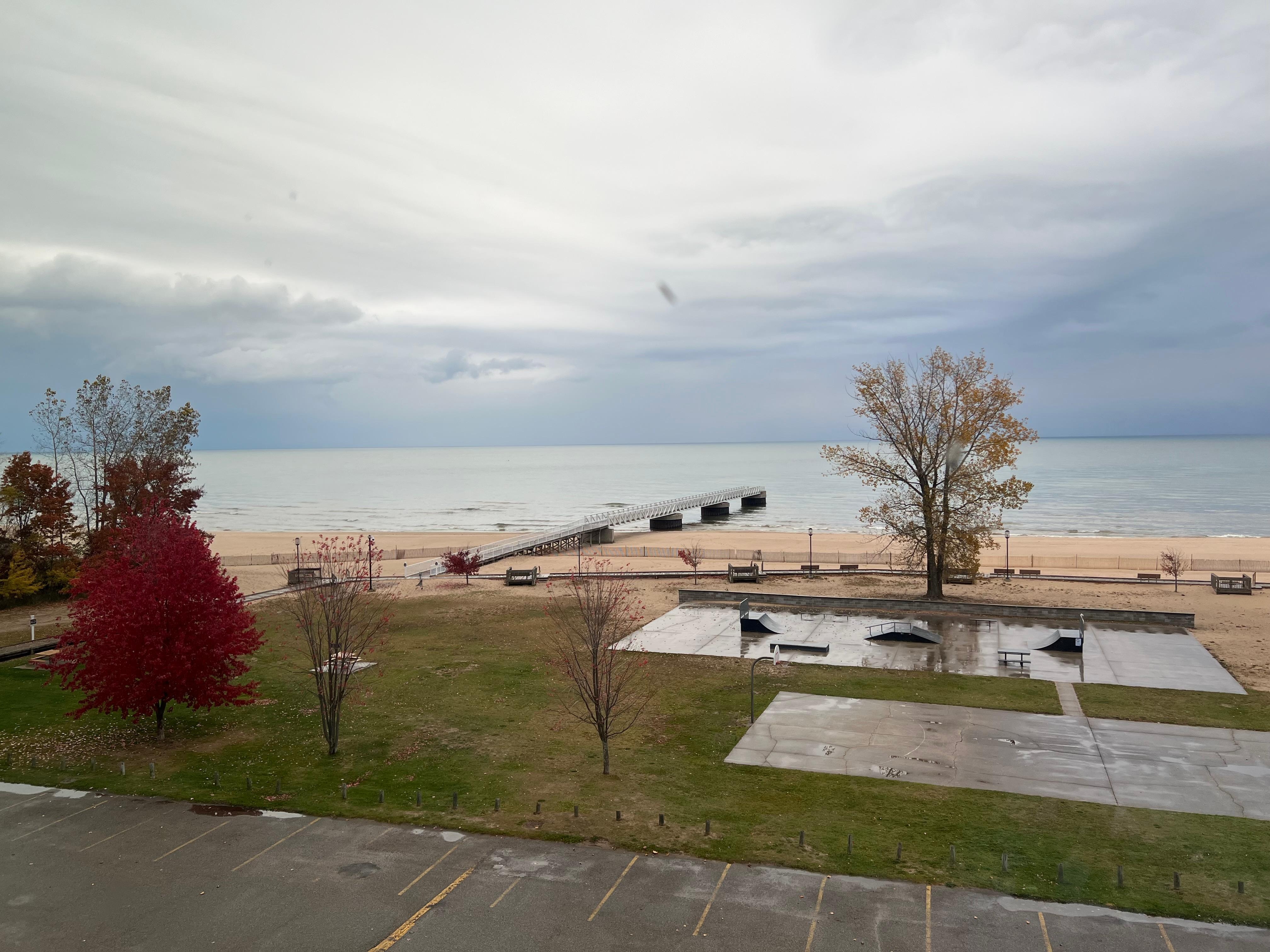 View of Lake Huron from my window 