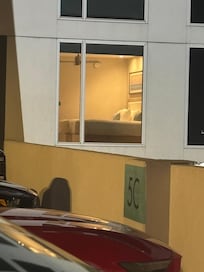 View from parking structure