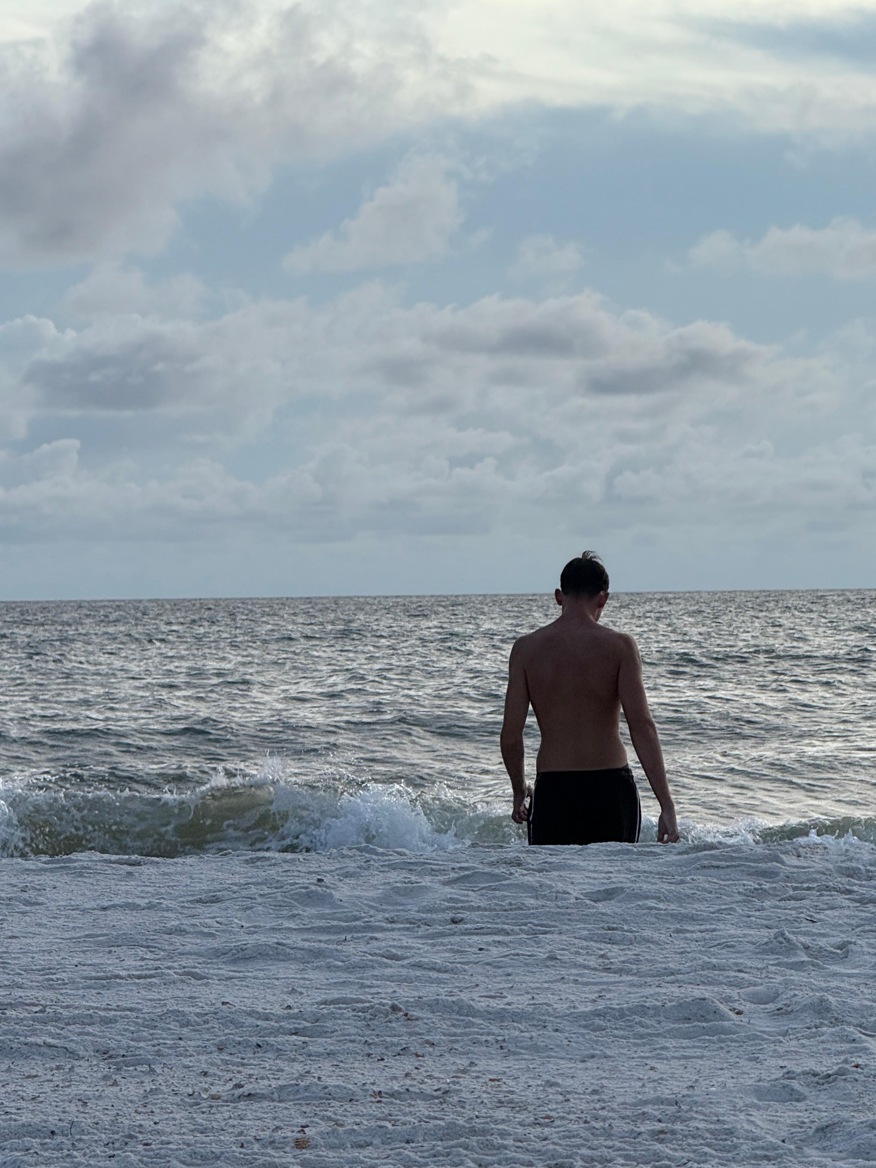 Back in the water