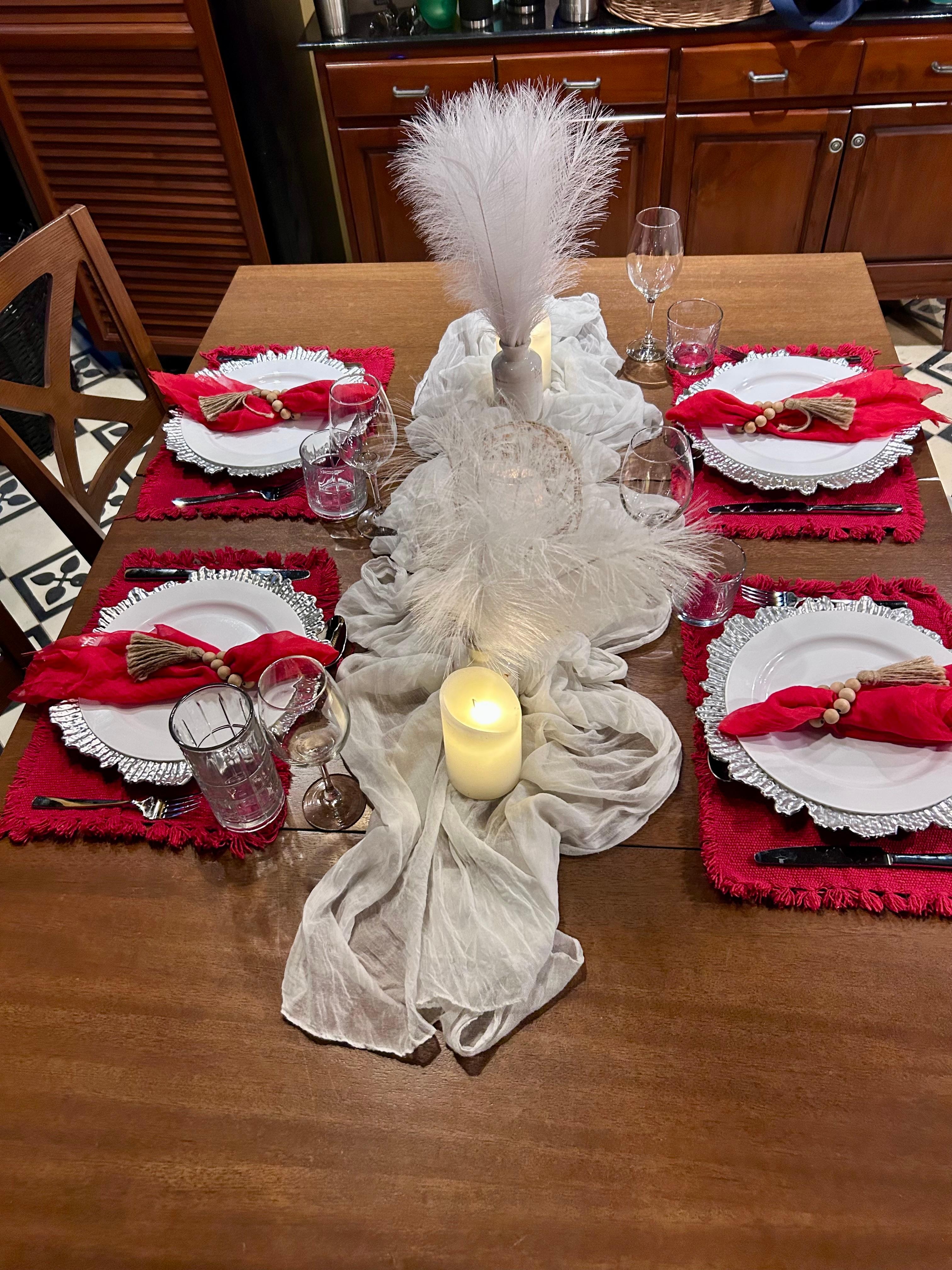 We hired an in-home chef one evening for dinner. 