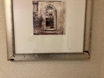 Frame peeling in bathroom