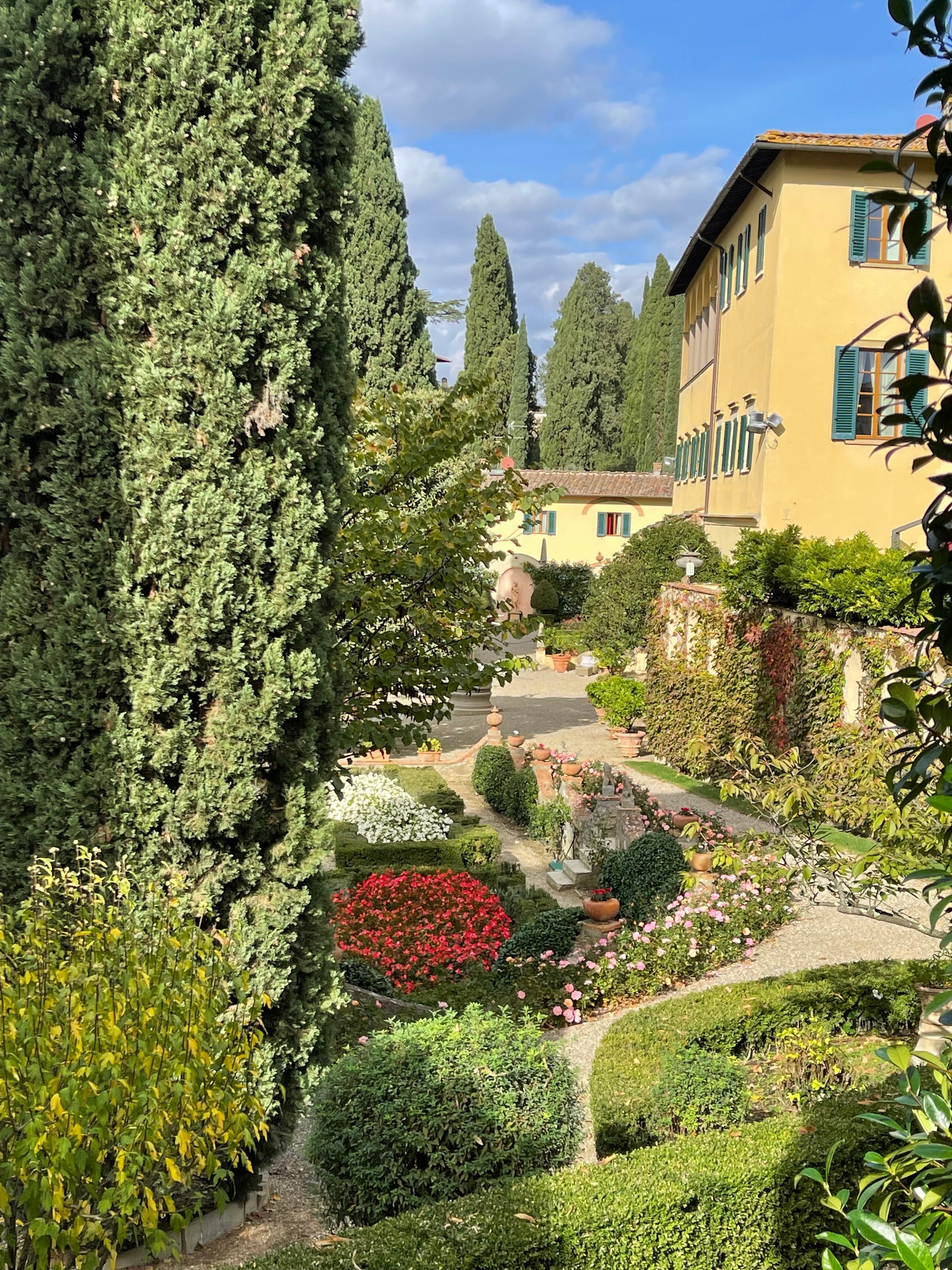 Just sitting in the garden is a pleasure