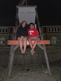 Scarborough at night