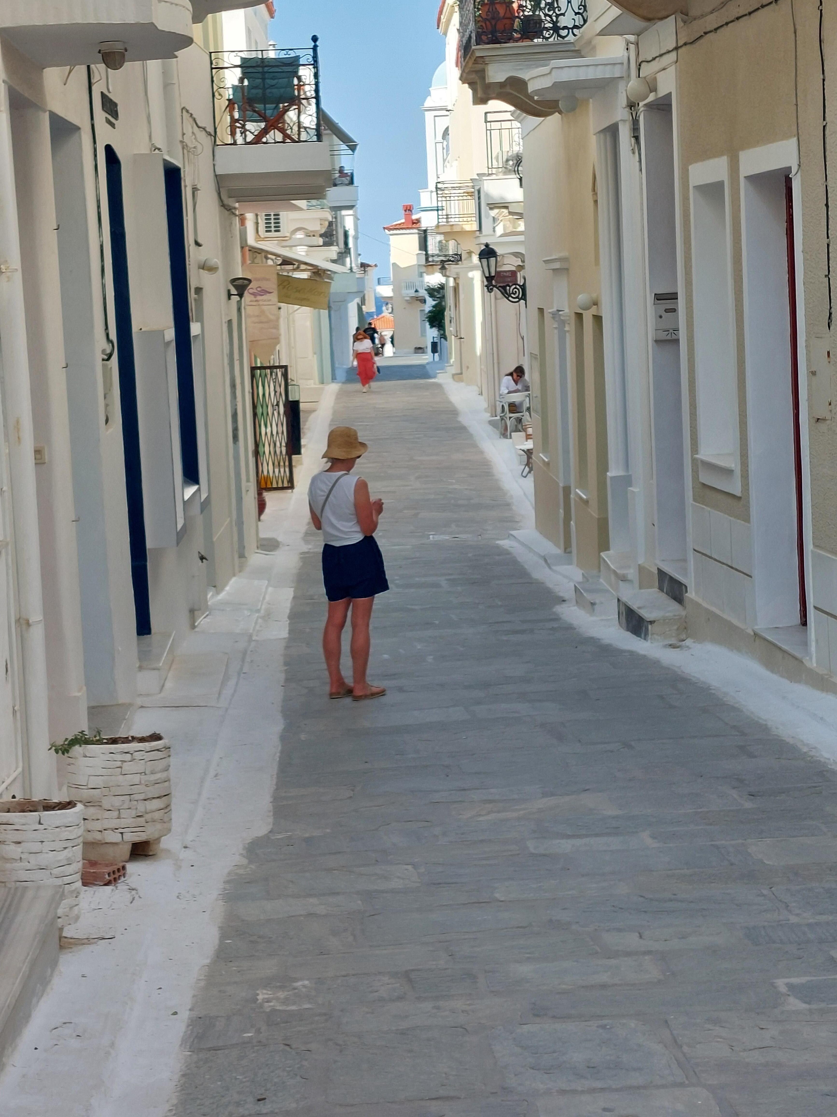 The quiet part of the old town where the Camara Suites are