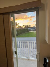 Paid substantially more for this advertised ‘Water View’ room at Sun Dek Beach house.