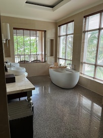 Spacious bathroom