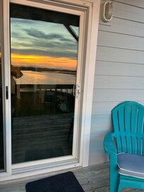 Reflection of the sunset