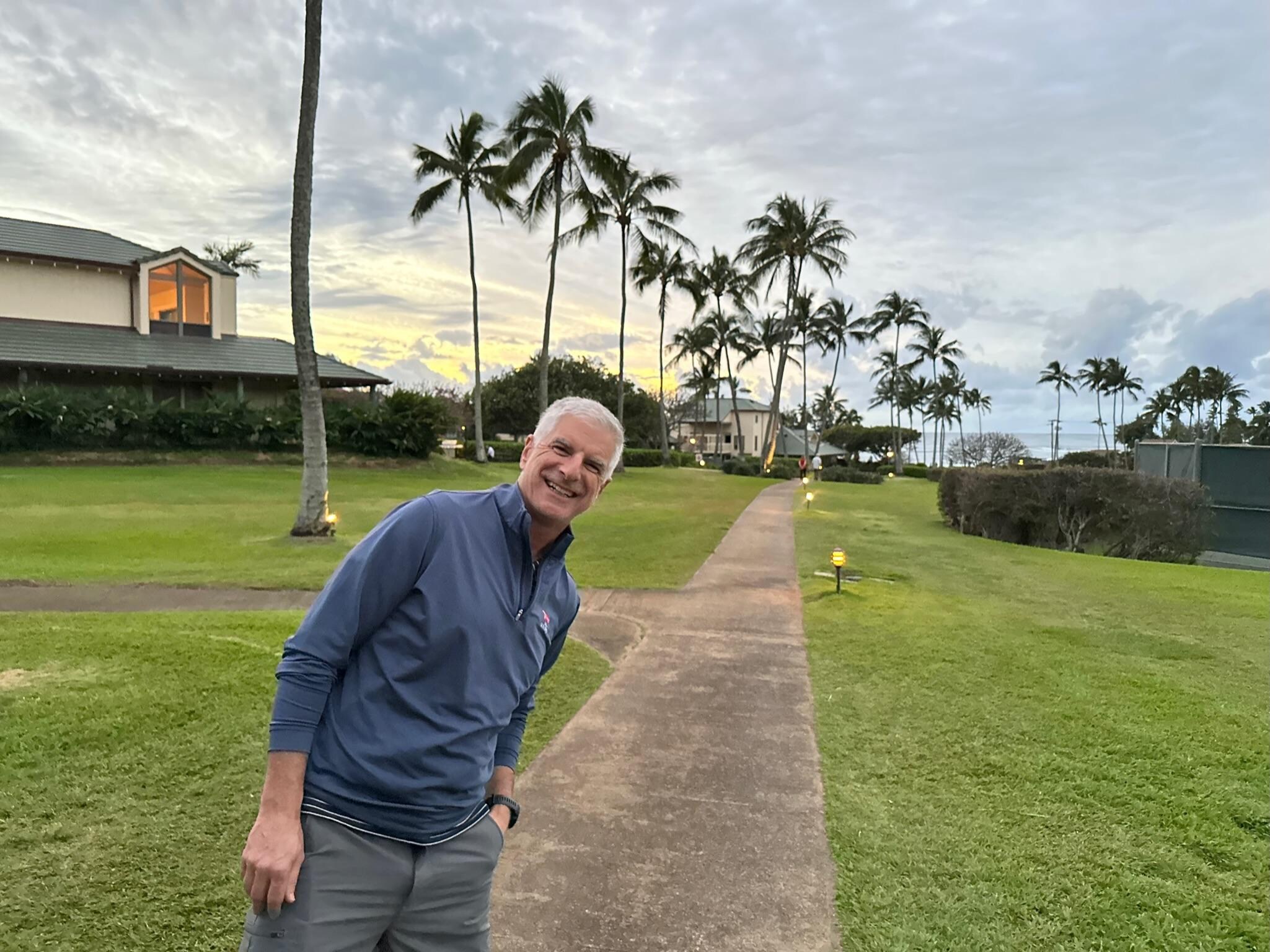 First day walk to Poipu beach