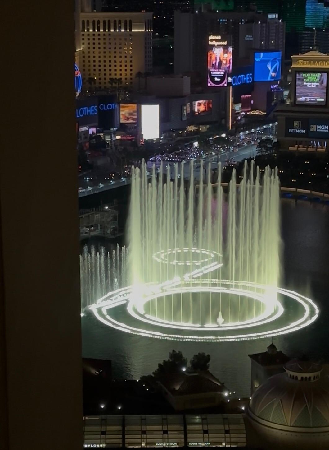 Our strip view from August Tower, 42nd floor.