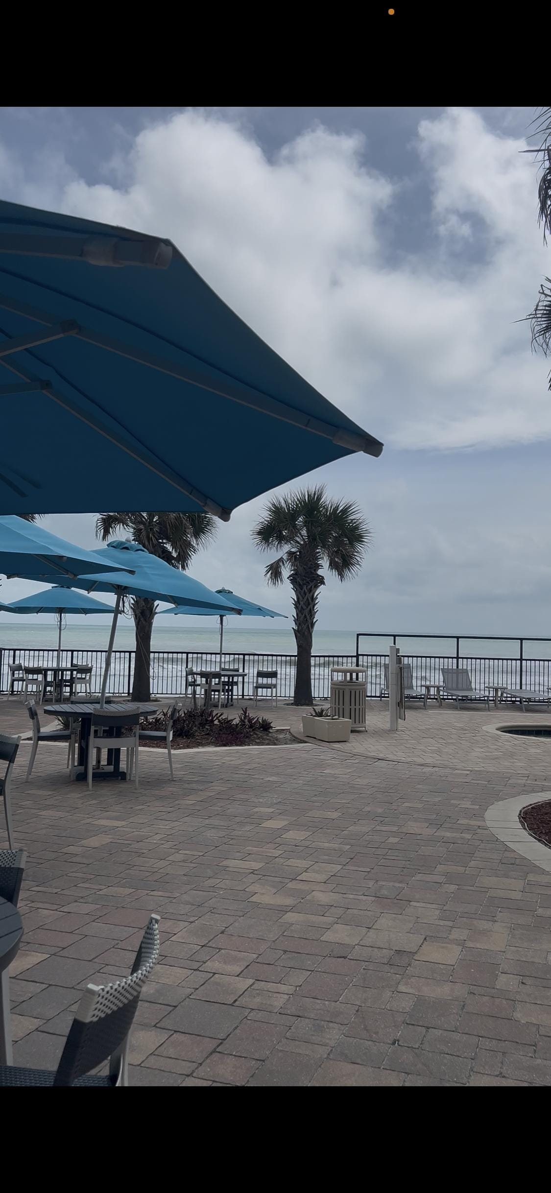 Pool area access to beach