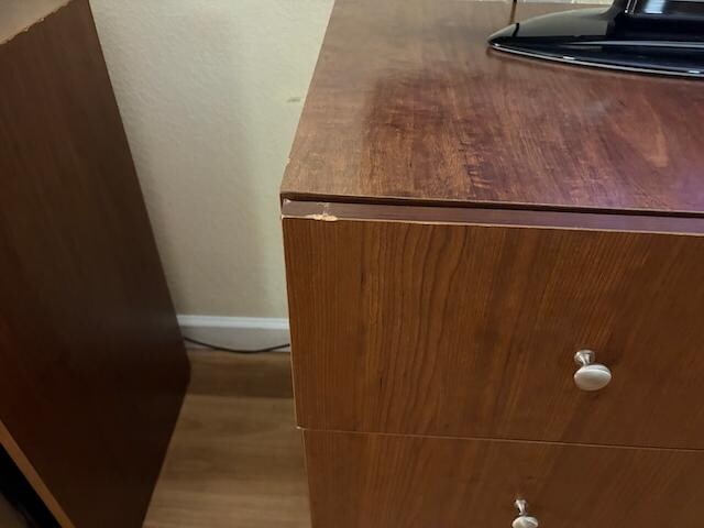 peeling furniture