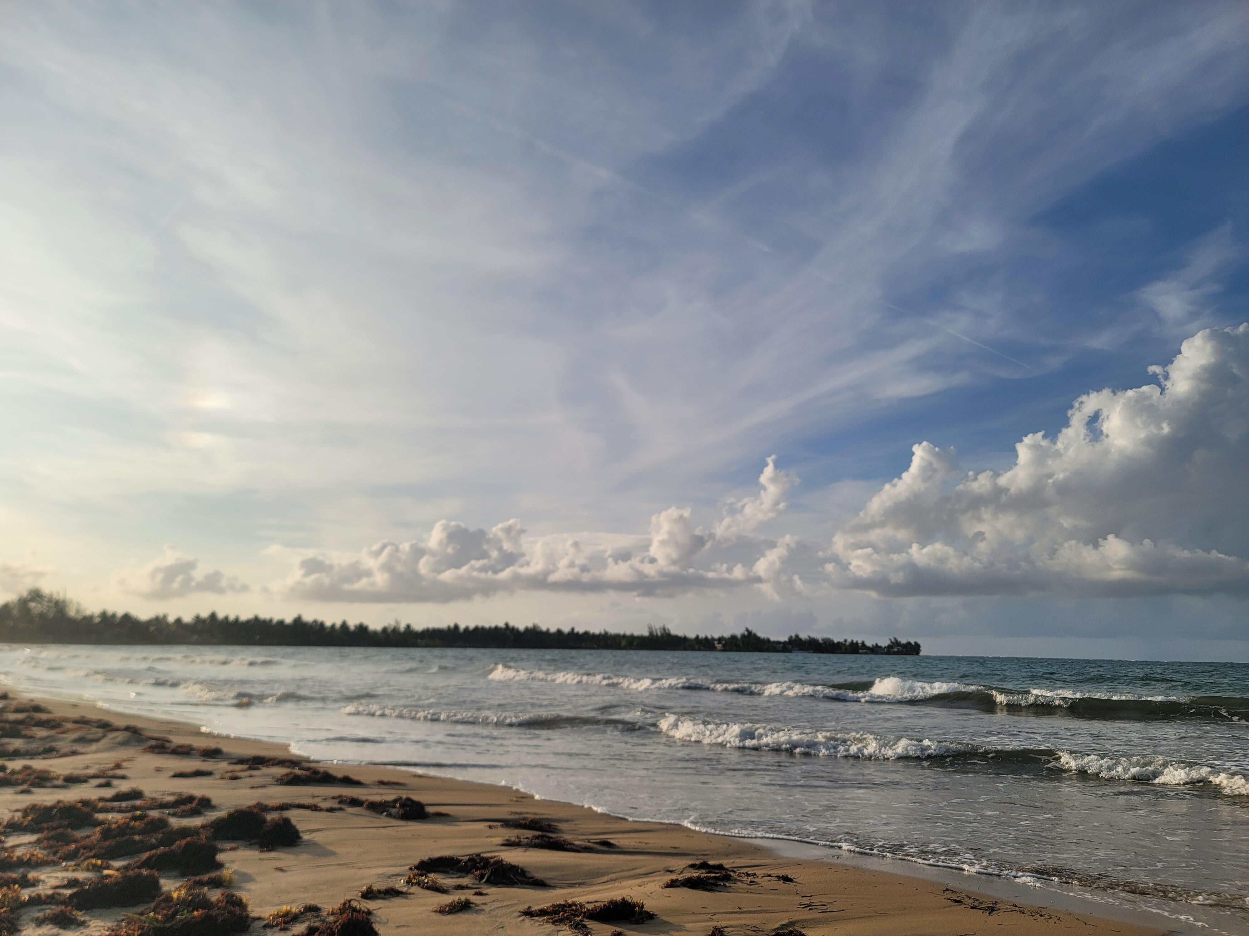 Las Picuas Beach at sunset