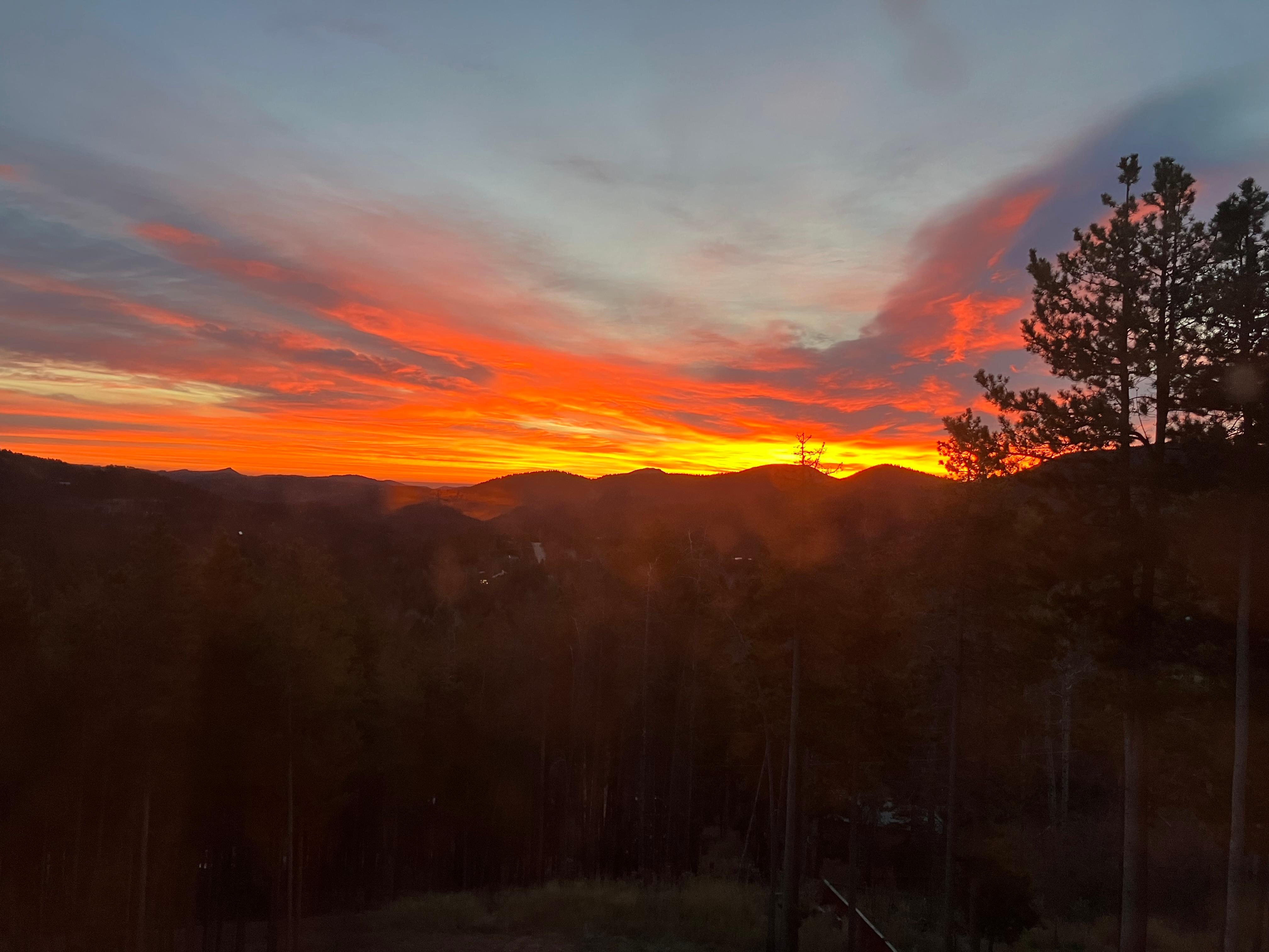 Sunrise from the deck! 👀