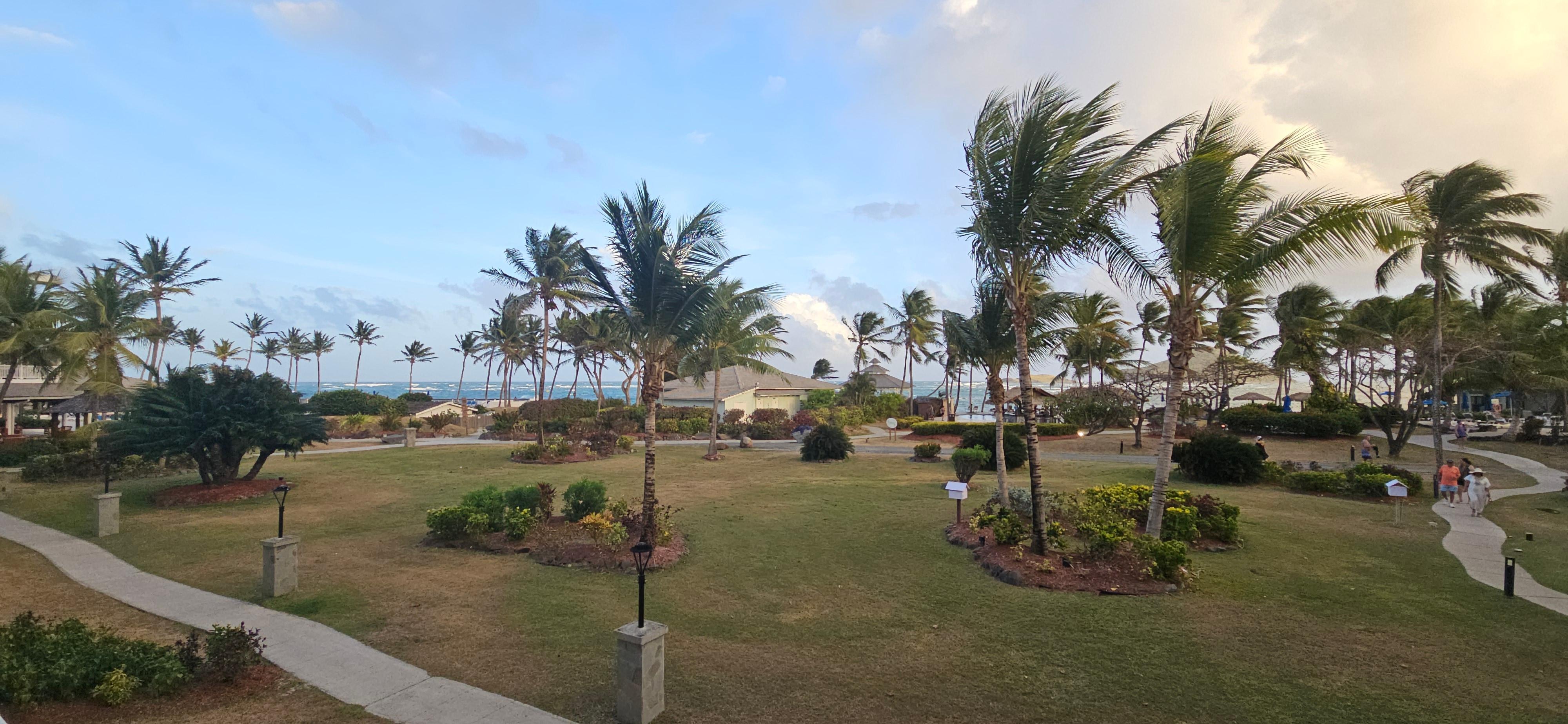 View from our balcony.