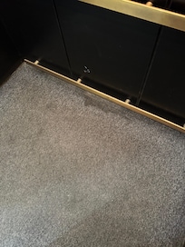 stained elevator carpet