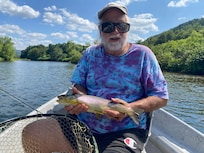 Nice brown trout caught nearby on a float trip down the Delaware.