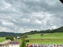 Ausblick vom Balkon