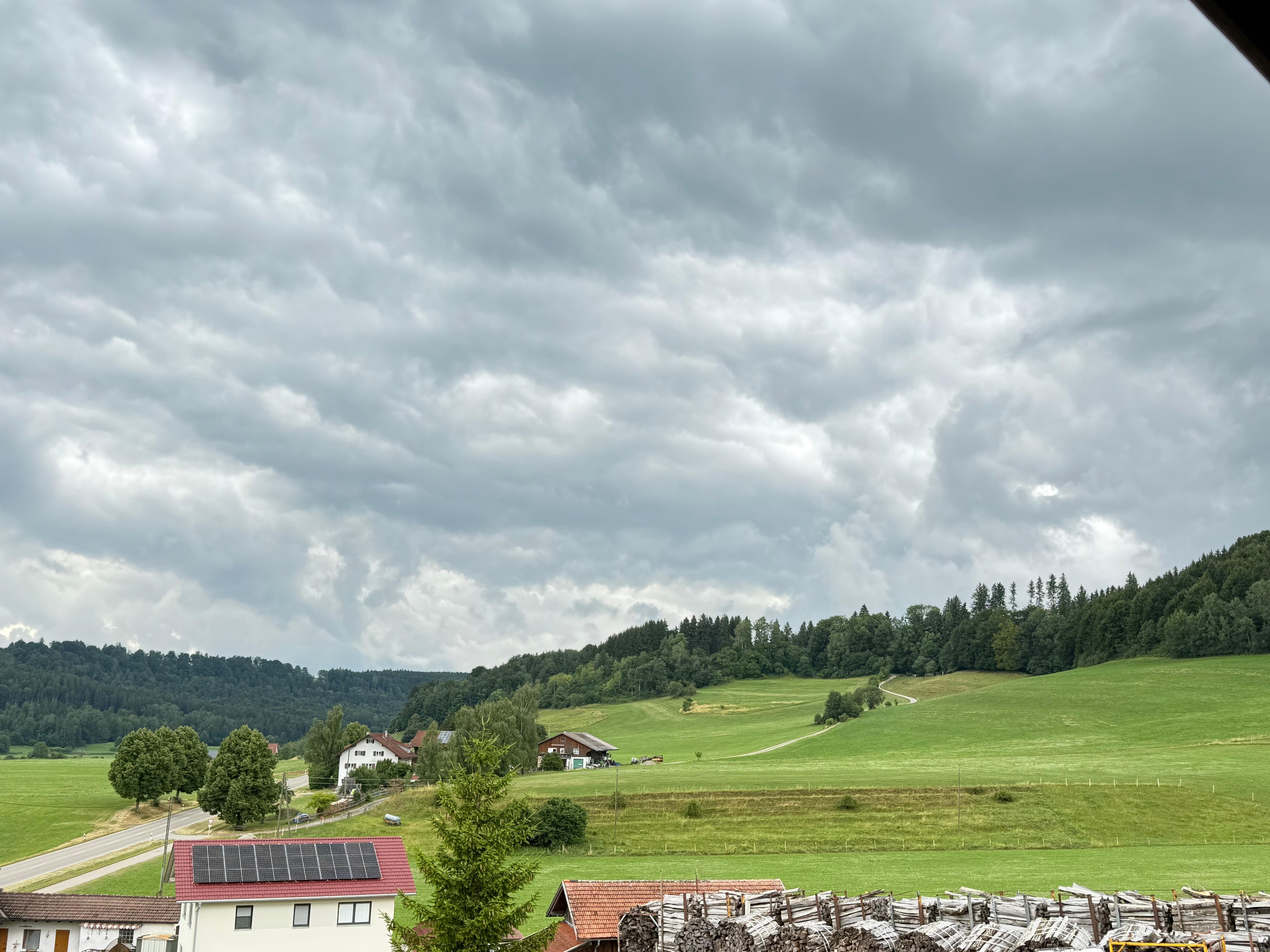 Ausblick vom Balkon