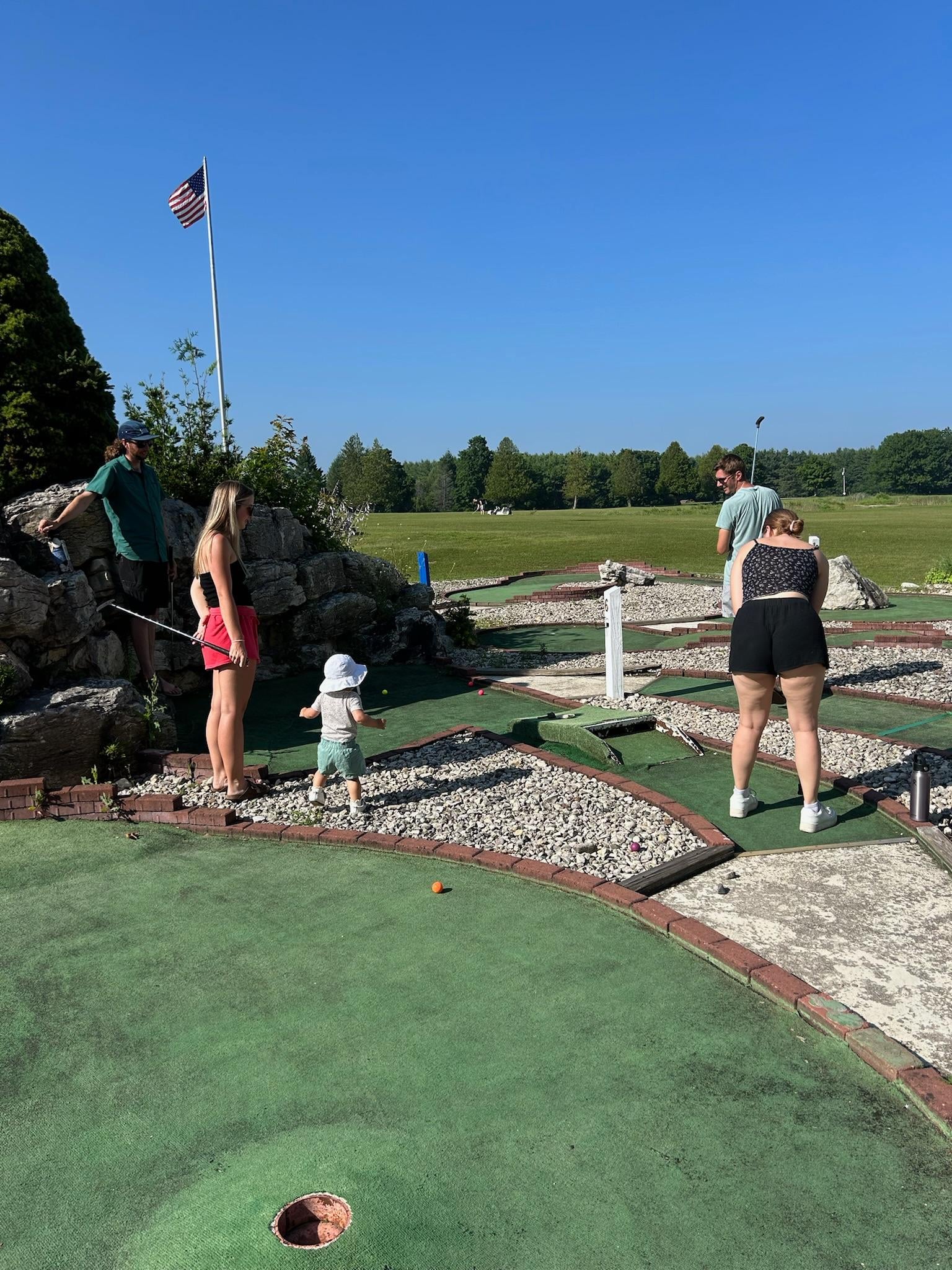 Mini golf on the island!!