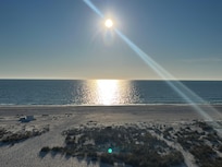 With sunset approaching.