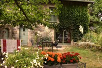 A view of the house from the garden