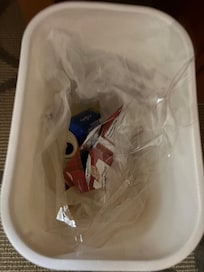 Garbage wasn’t emptied