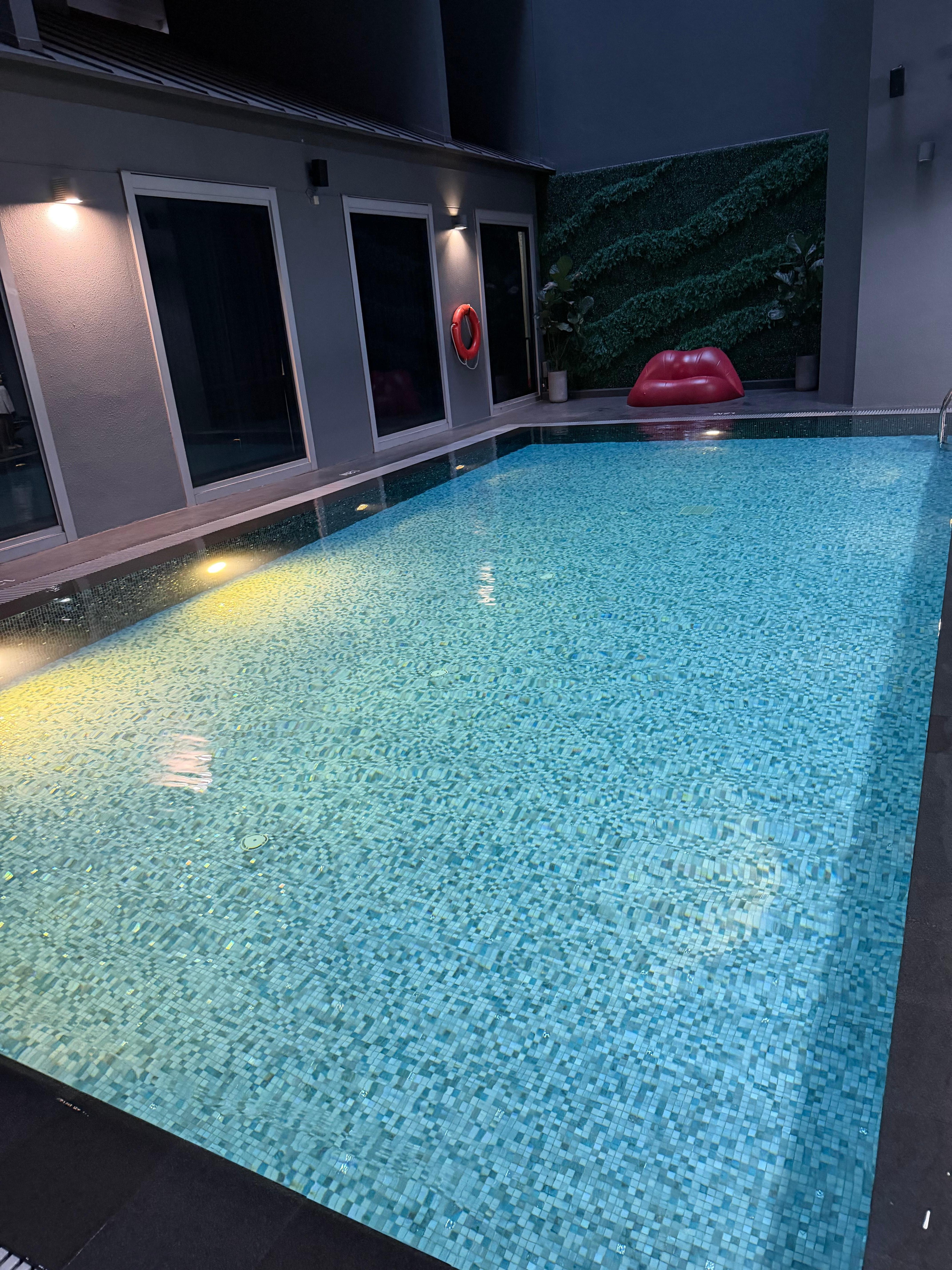 Vandt var lidt koldt. 