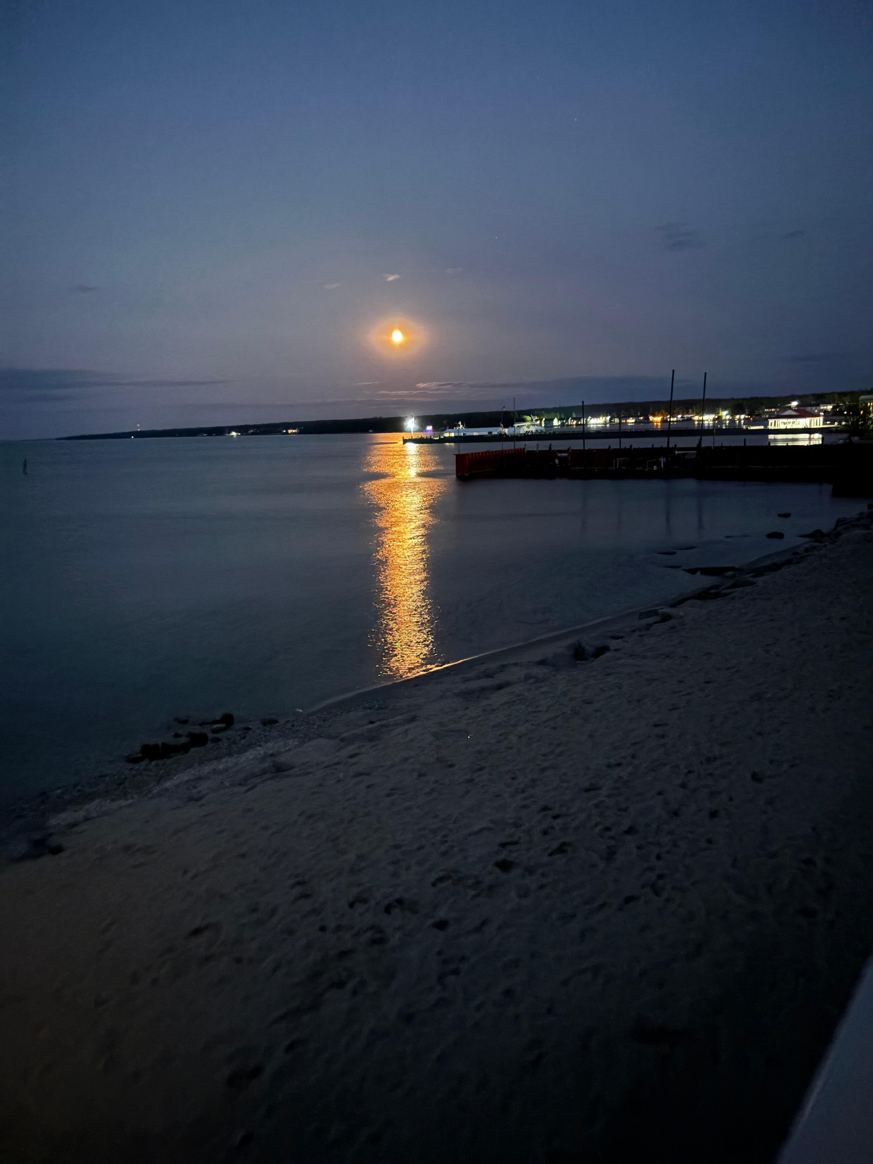 View of Strawberry Moon from room balcony.