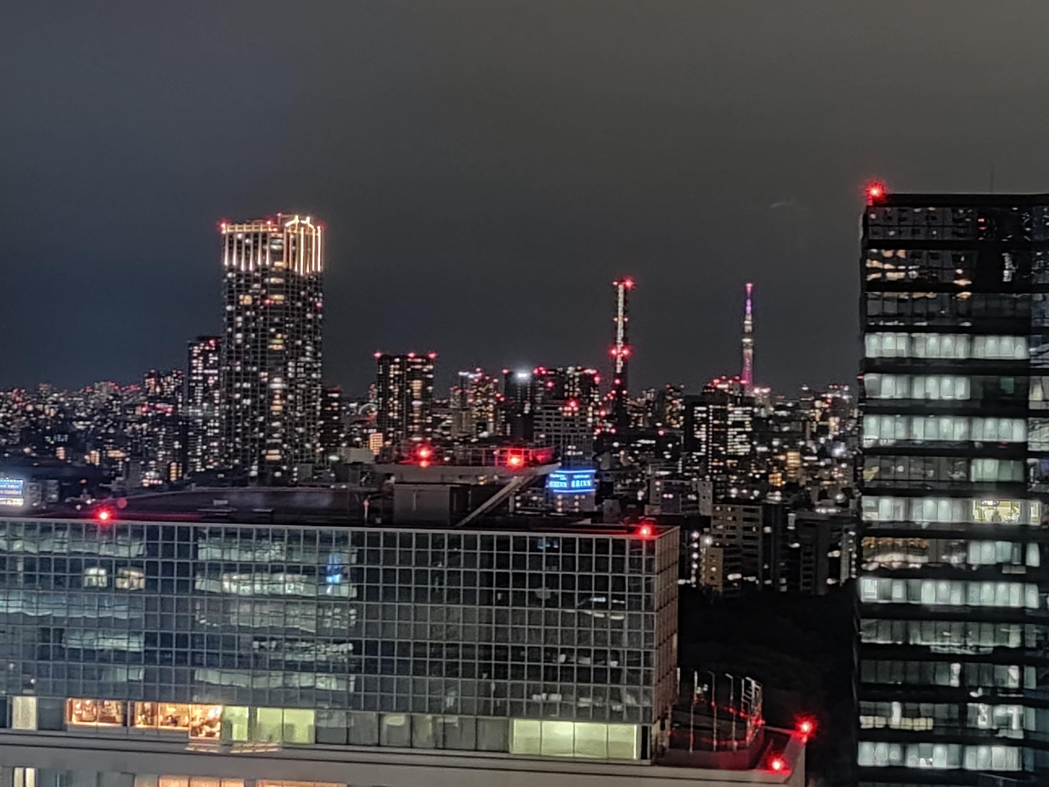 Aussicht vom Zimmer in der 24. Etage 