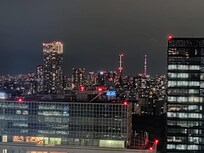 Aussicht vom Zimmer in der 24. Etage