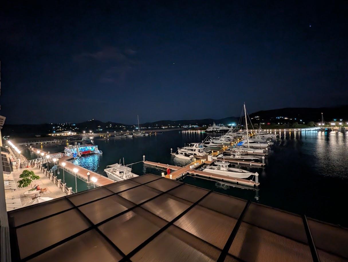 Night view from the condo