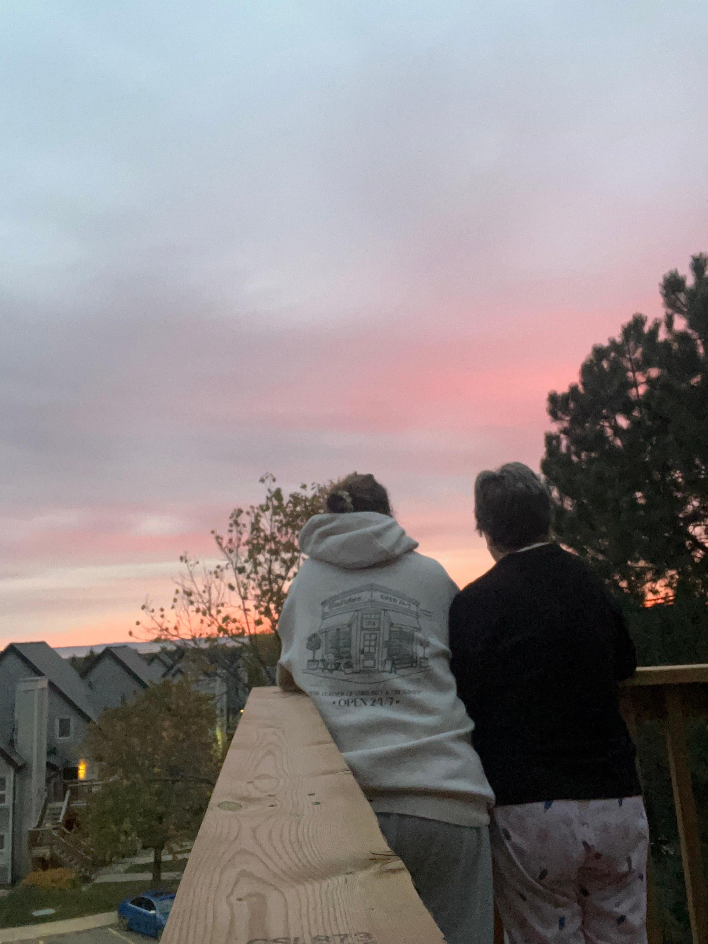 Amazing sunrise each morning 