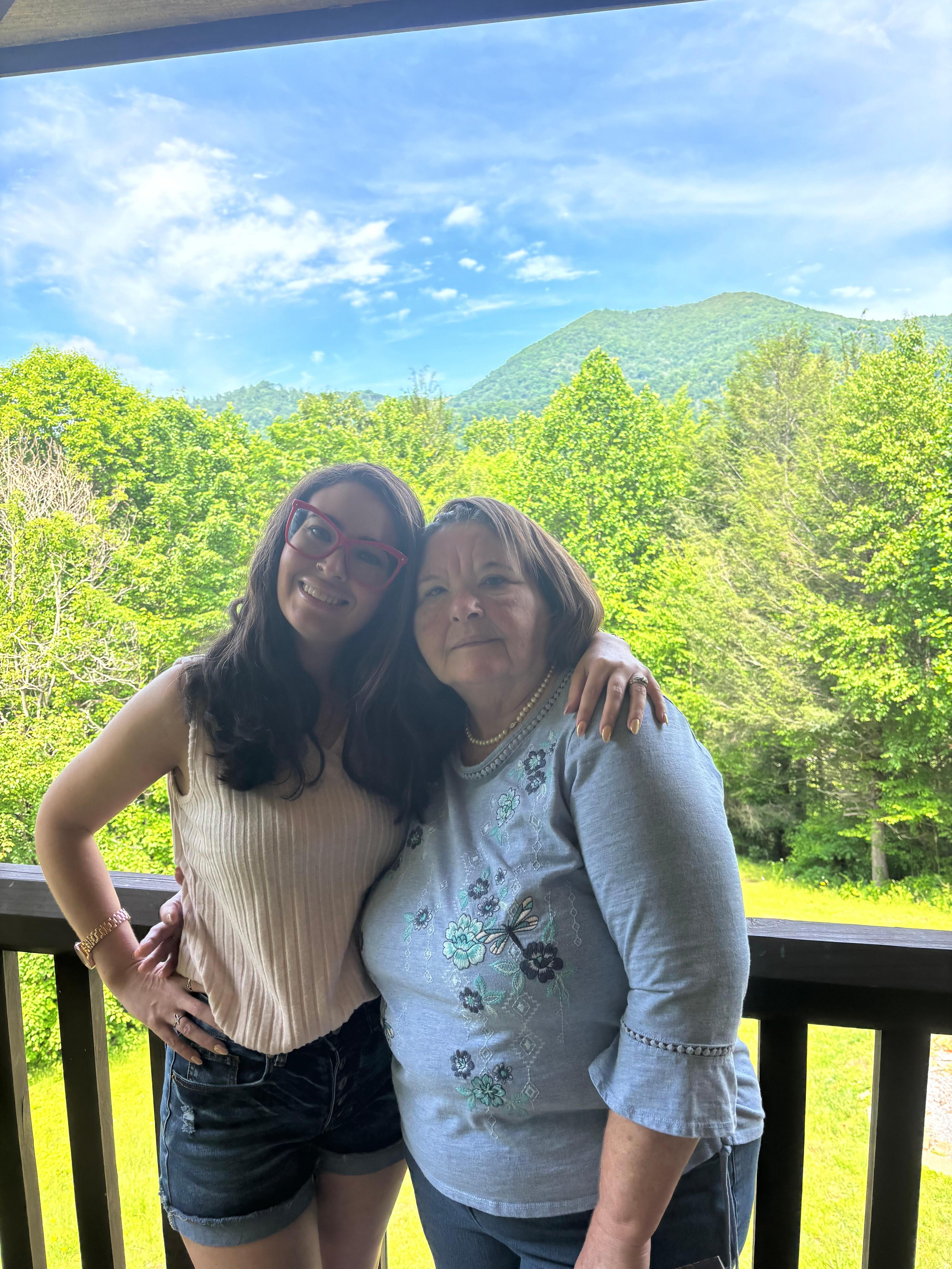 My youngest daughter and I 