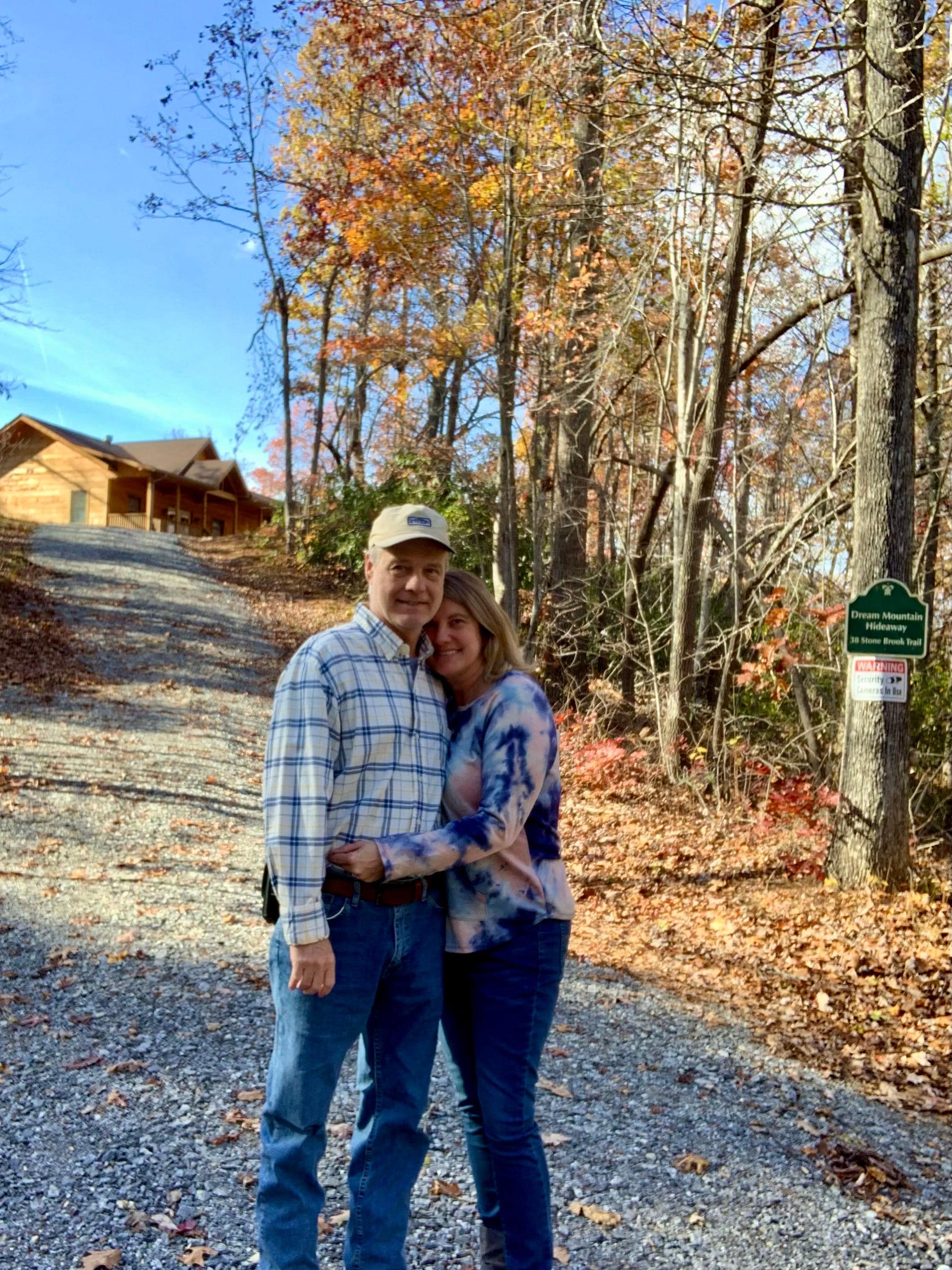 Bottom of the driveway 