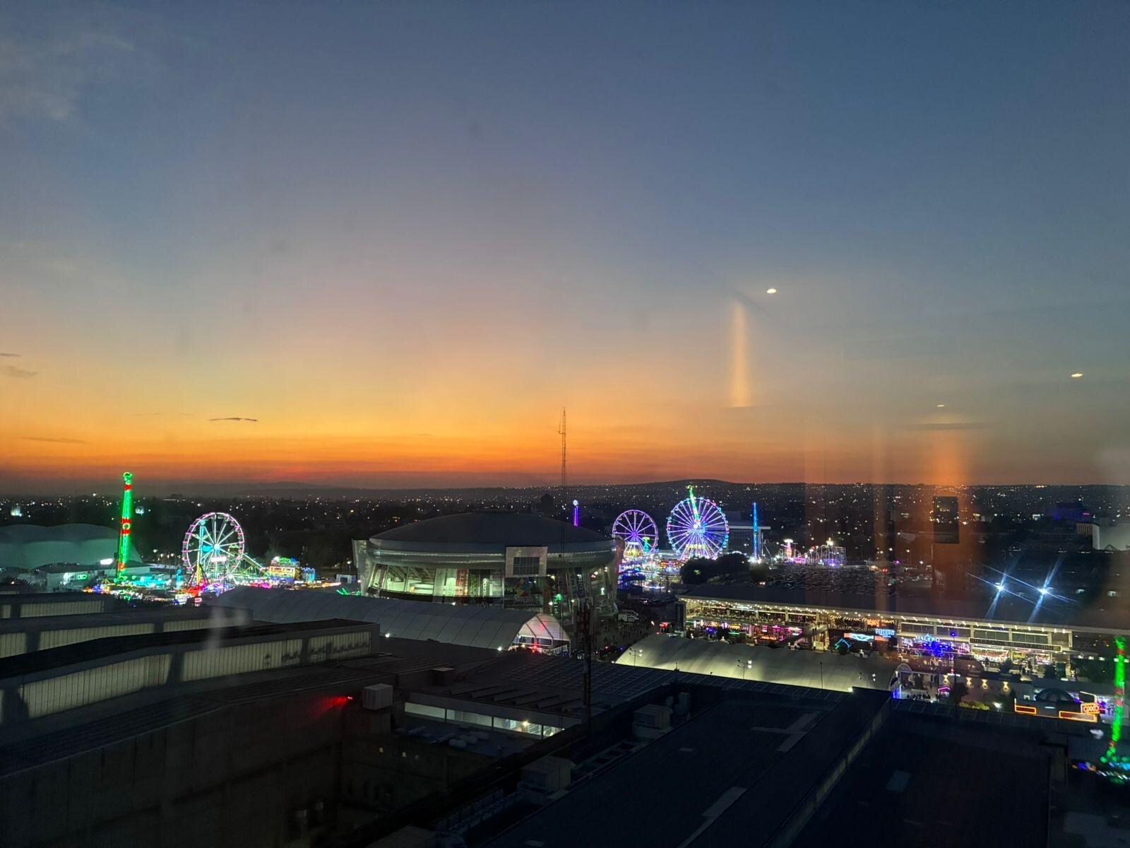 Vista desde la habitación en piso 5