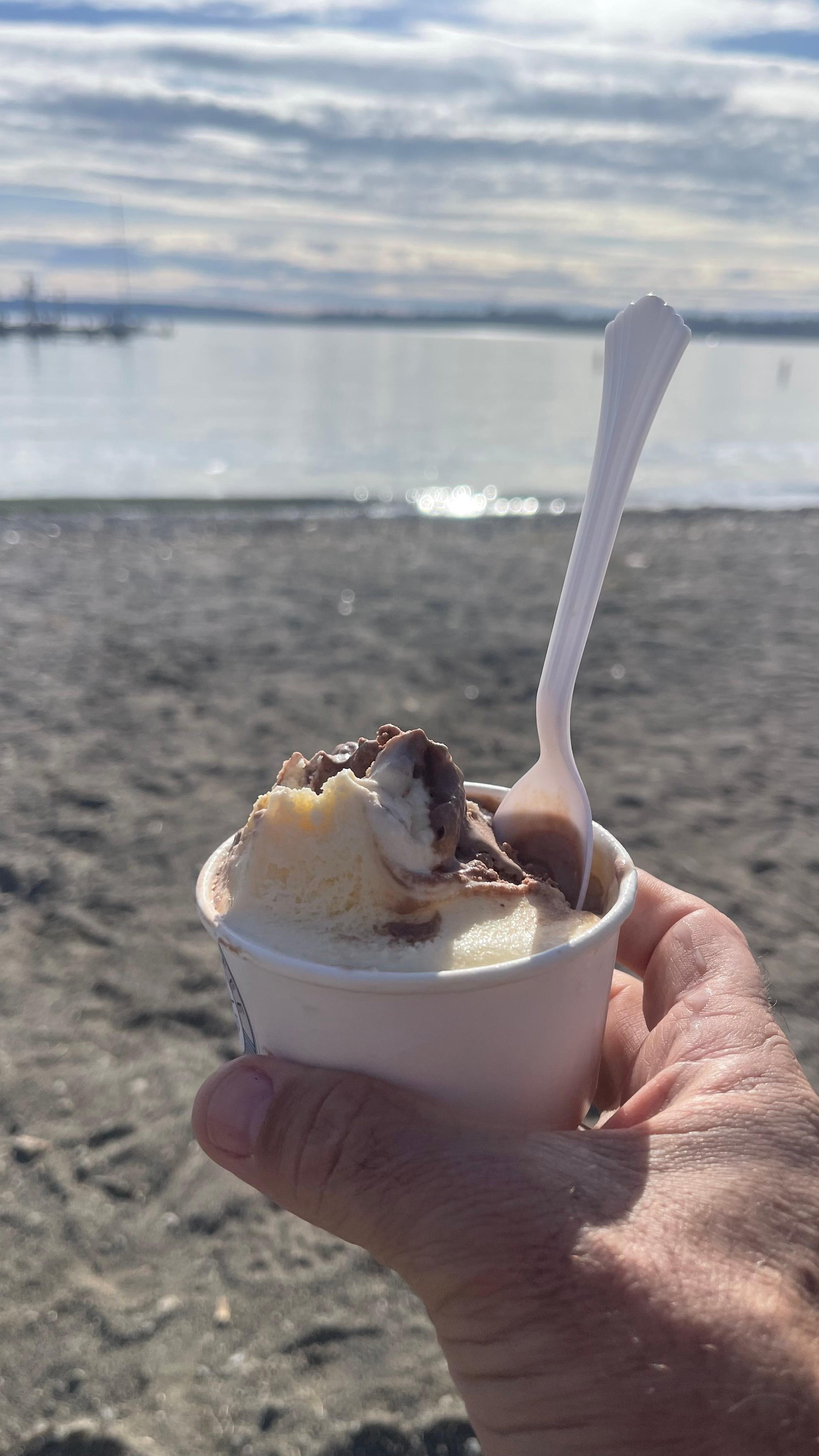 Coffee and ice cream in Kirkland. 