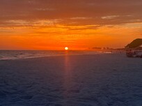 Beautiful sunsets at private beach