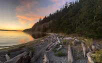 Sunset at Camano Beach State Park