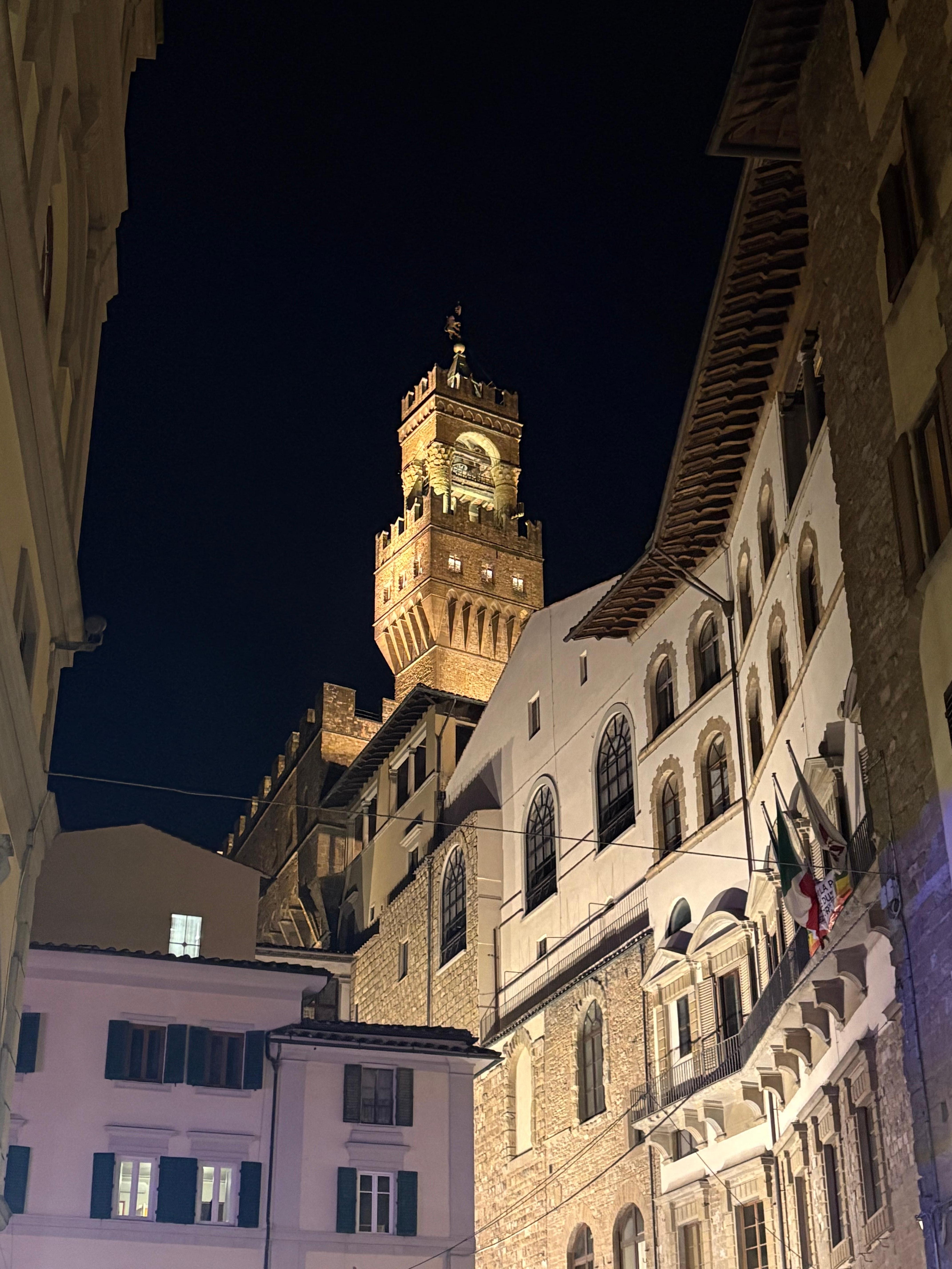 Steps away from Arno and look up!