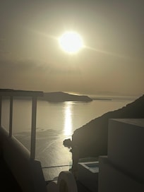 Sunset from Onar where we enjoyed two dinners just 20 steps from Reverie