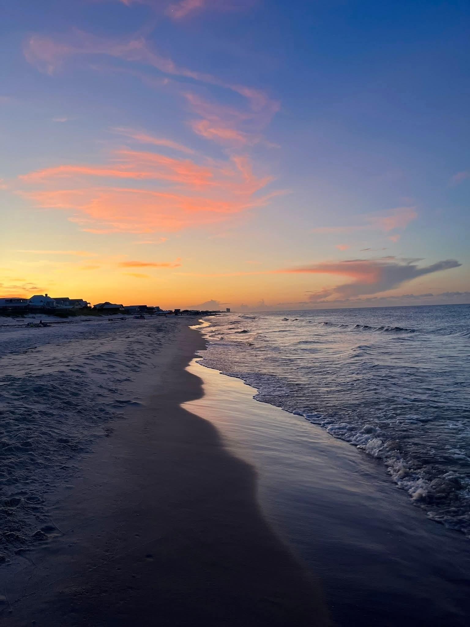 Taken right from the beach in front of the house