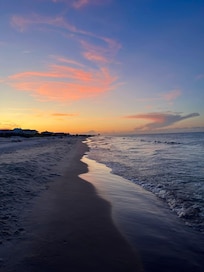 Taken right from the beach in front of the house