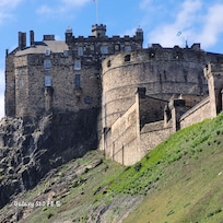 Walking near Edinburgh castle