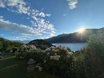 View from Belvedere apartment at sunrise