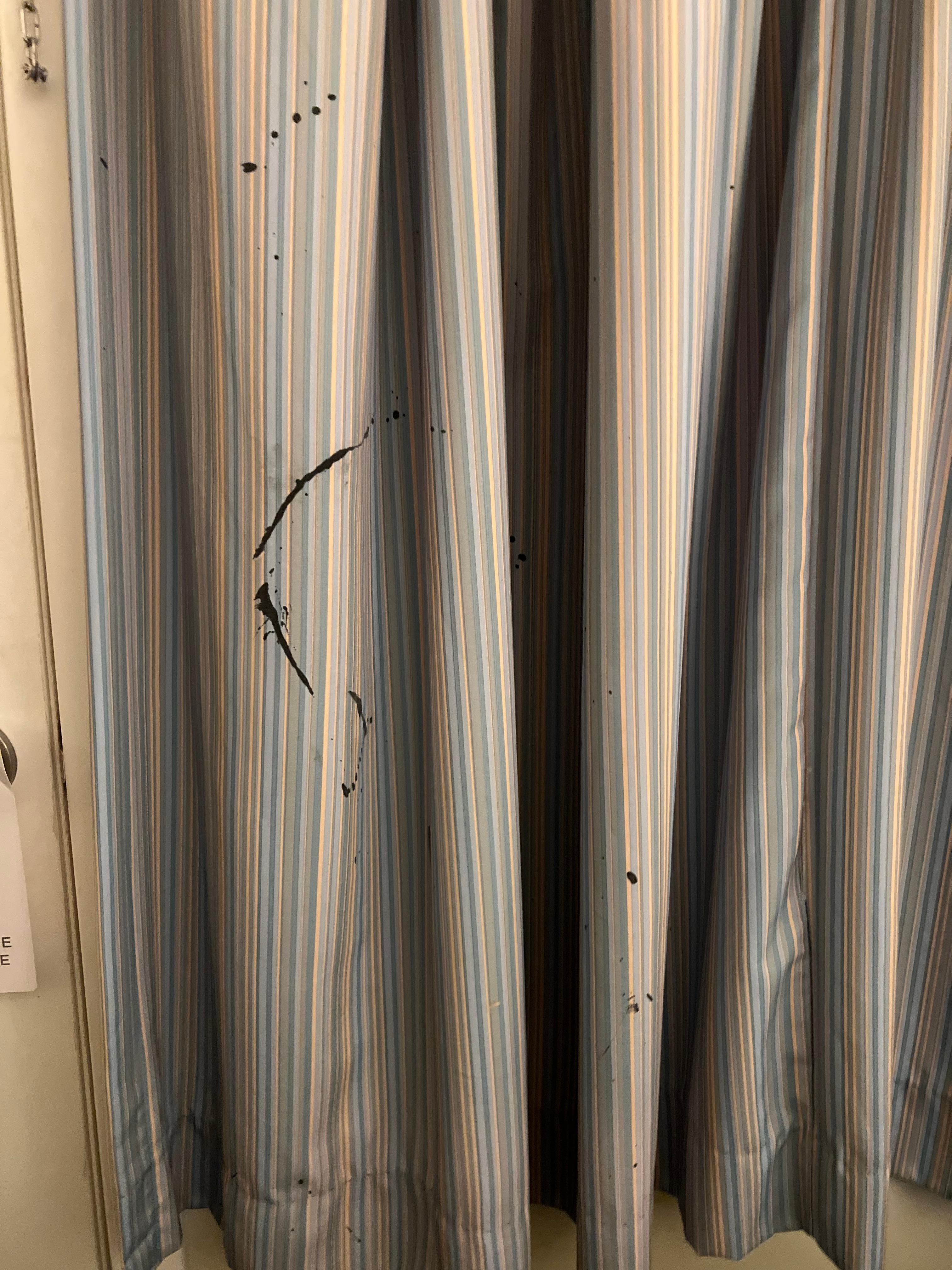 Stains on curtains 