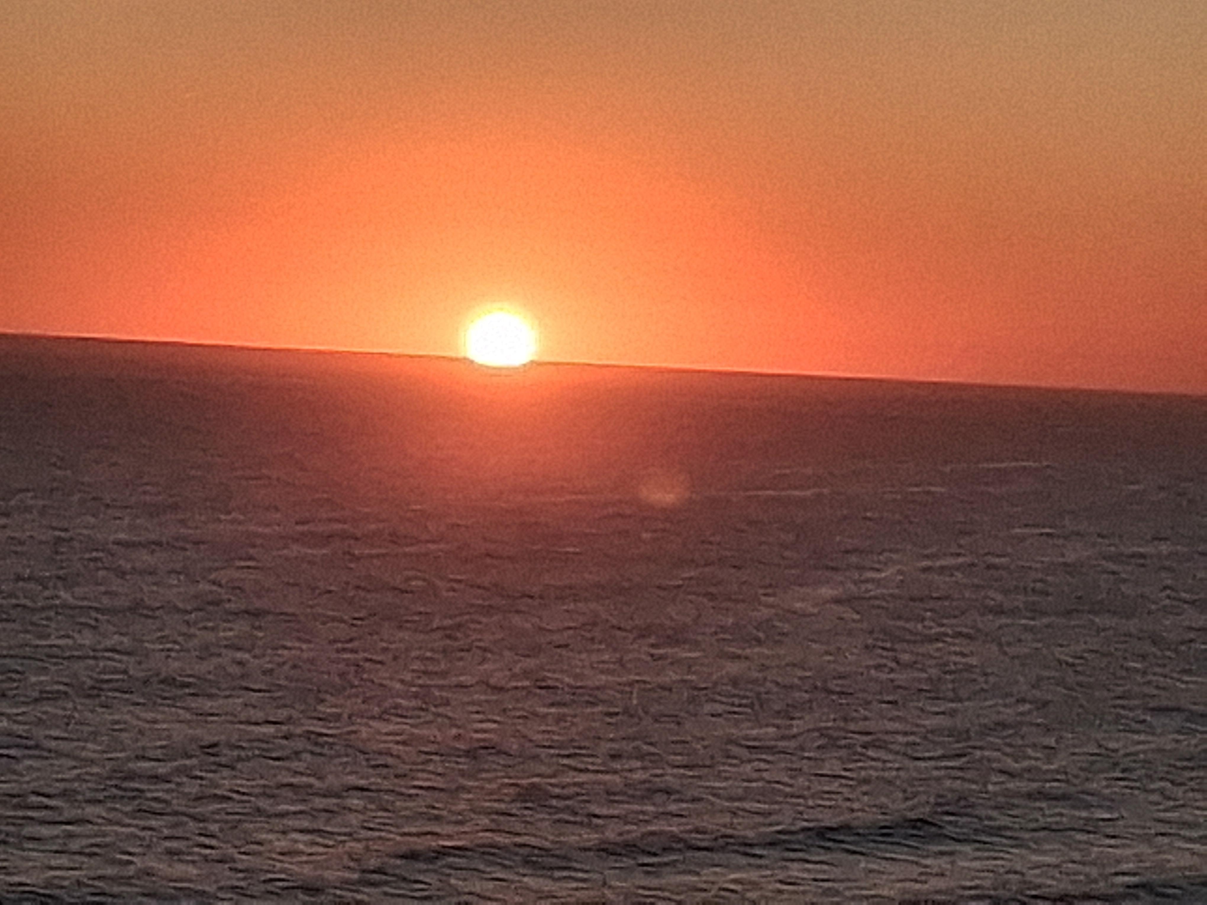 Sunrise from the balcony