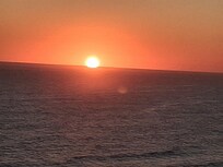 Sunrise from the balcony